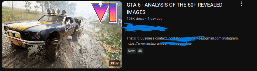 Vídeo GTA VI 5
